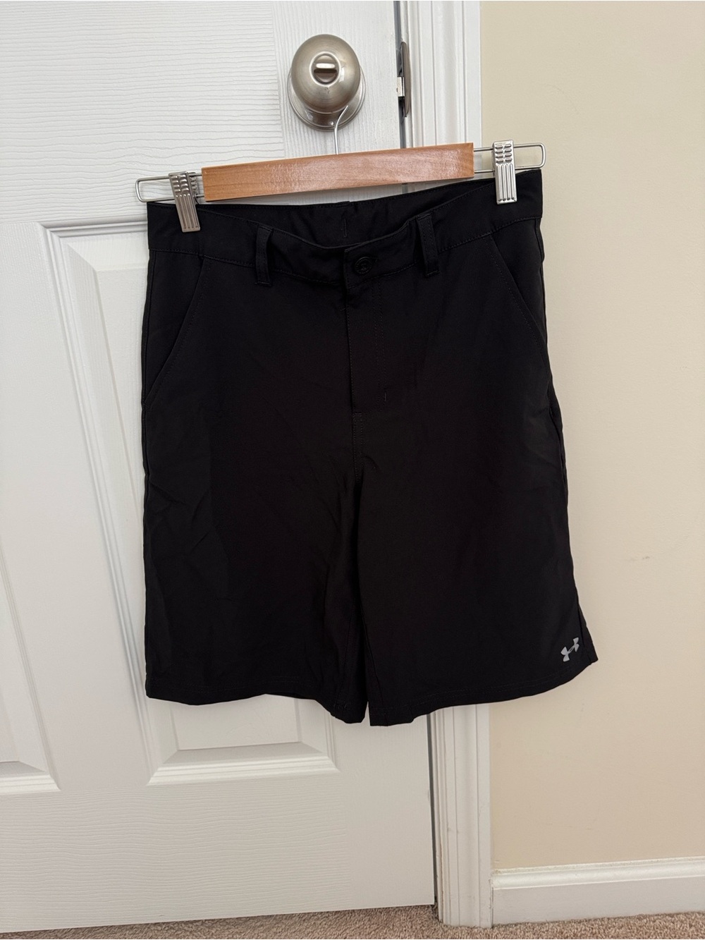 Under Armour Boys Black Golf Performance Shorts